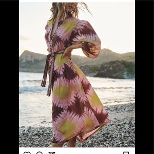 Zimmermann tie dye print dress in pink combination and size 1 or US. 4/6